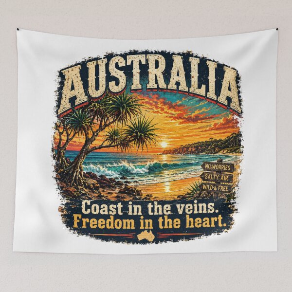 Item preview, Australian Adventure and Freedom designed and sold by Holiday-Hunter.