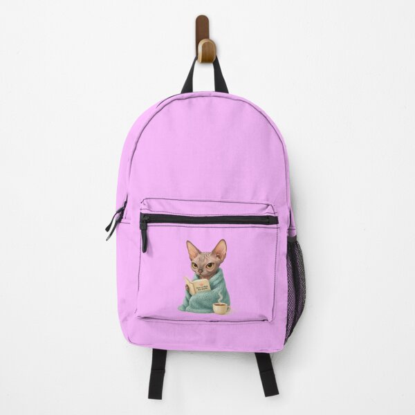 Item preview, Sphynx Cat Reading a Book designed and sold by Tiny Rage Crea.