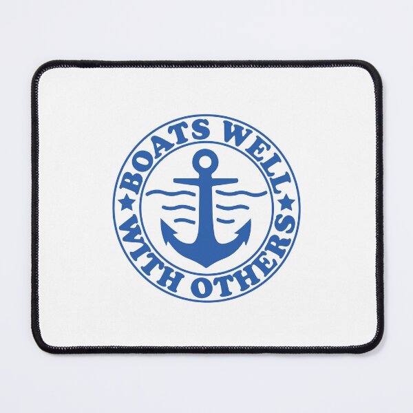Item preview, Boats Well With Others Funny Boating Captain designed and sold by gunaone-design.