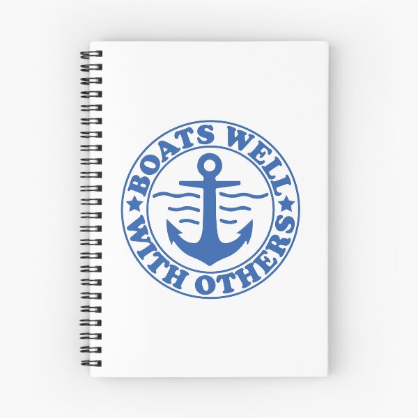 Item preview, Boats Well With Others Funny Boating Captain designed and sold by gunaone-design.