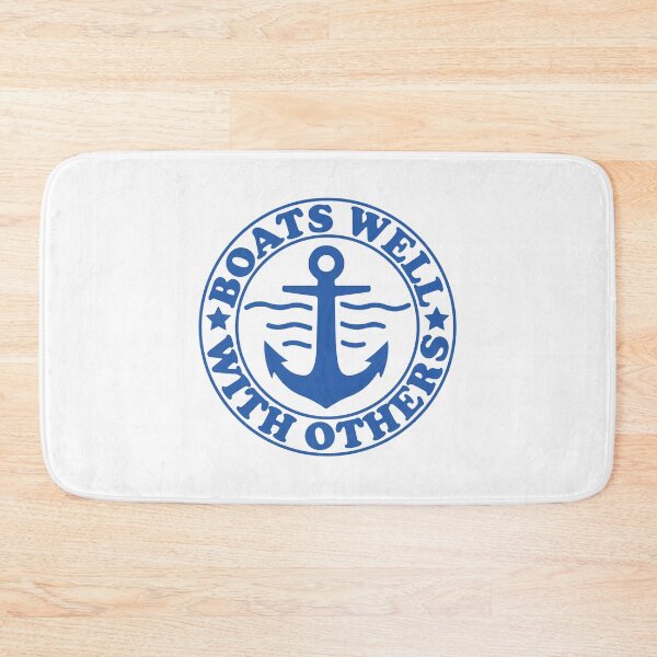 Item preview, Boats Well With Others Funny Boating Captain designed and sold by gunaone-design.