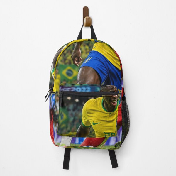 Item preview, Vinicius Jr Samba Skills Brazil World Cup Art designed and sold by mo-carnival.