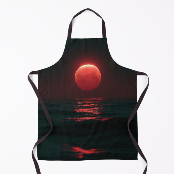 Item preview, Crimson Moon Over the Silent Sea designed and sold by oanaunciuleanu.
