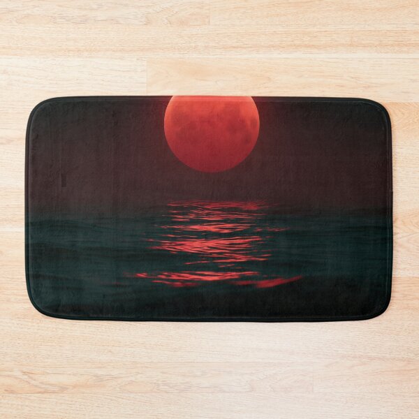Item preview, Crimson Moon Over the Silent Sea designed and sold by oanaunciuleanu.
