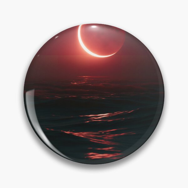 Item preview, Crimson Moon Over the Silent Sea designed and sold by oanaunciuleanu.