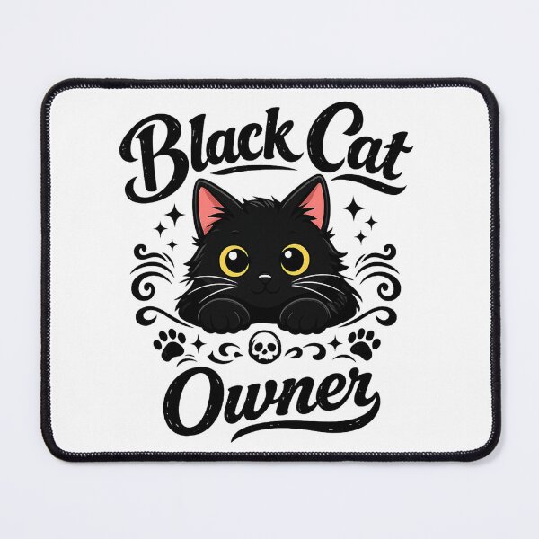 Item preview, Black cat owner design designed and sold by Tee Visions.