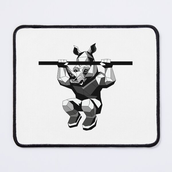Item preview, Rhino Ray Doing Pull-Ups designed and sold by MORRAx.