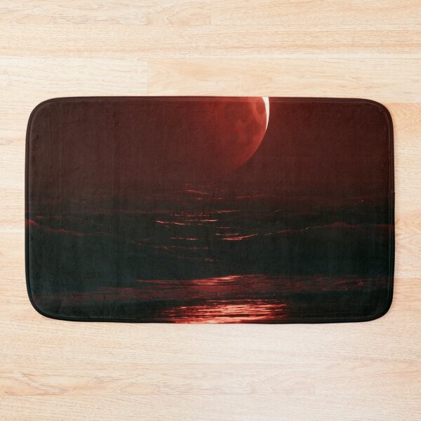 Item preview, Crimson Moon Over the Silent Sea designed and sold by oanaunciuleanu.