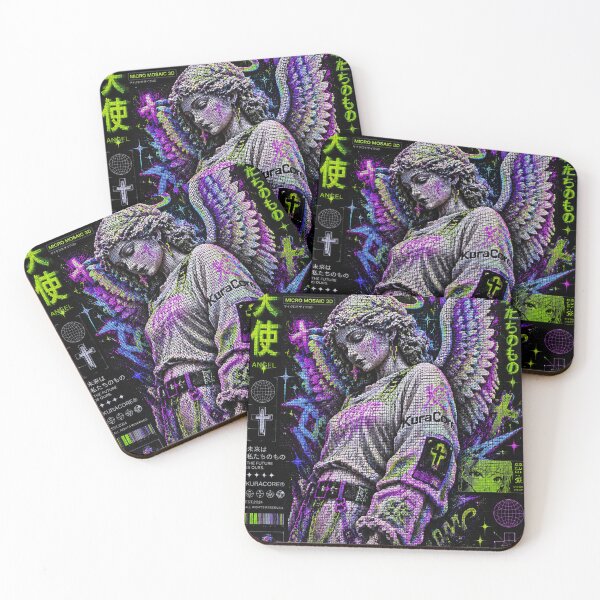 Item preview, KuraCore Micro Mosaic 3D Angel designed and sold by JcAbstractArt.