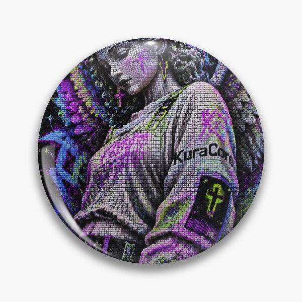 Item preview, KuraCore Micro Mosaic 3D Angel designed and sold by JcAbstractArt.