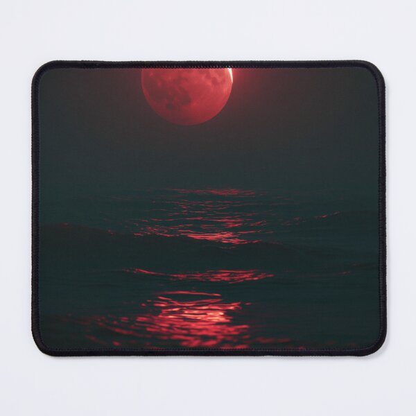 Item preview, Crimson Moon Over the Silent Sea designed and sold by oanaunciuleanu.