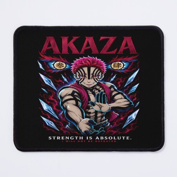 Item preview, Akaza Upper Moon 3-Strength is Absolute- Demon Aesthetic Design designed and sold by Trinidesigns123.