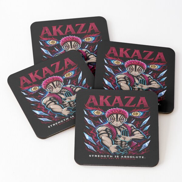 Item preview, Akaza Upper Moon 3-Strength is Absolute- Demon Aesthetic Design designed and sold by Trinidesigns123.