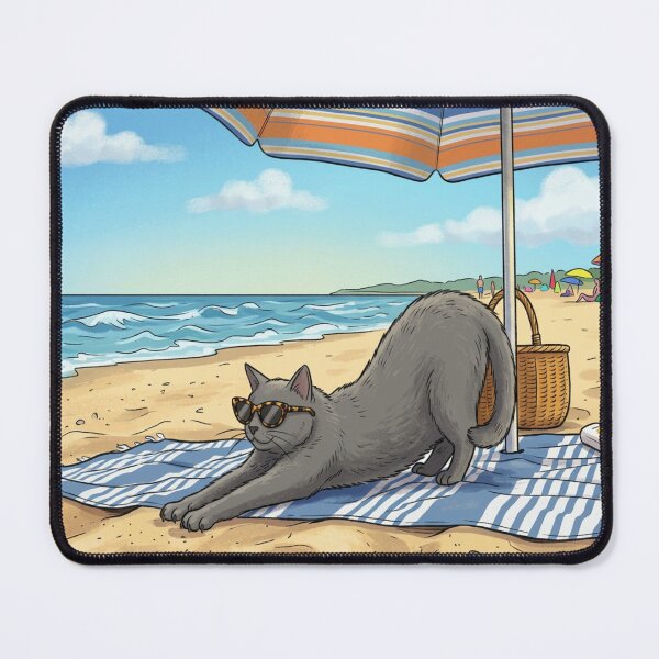 Item preview, Cat on the beach, T-shirt designed and sold by DreamCloths12.