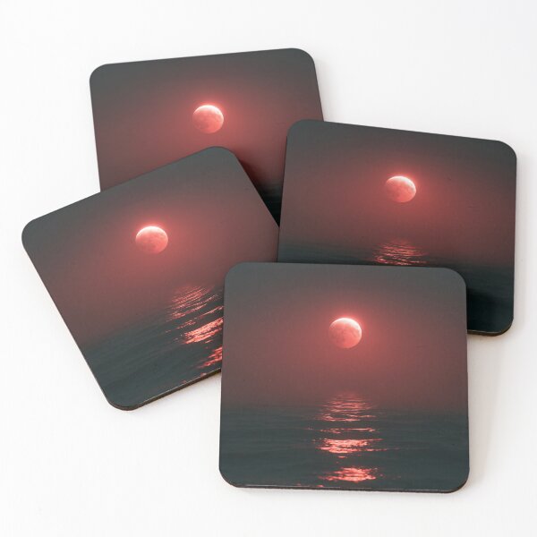 Item preview, Crimson Moon Over the Silent Sea designed and sold by oanaunciuleanu.