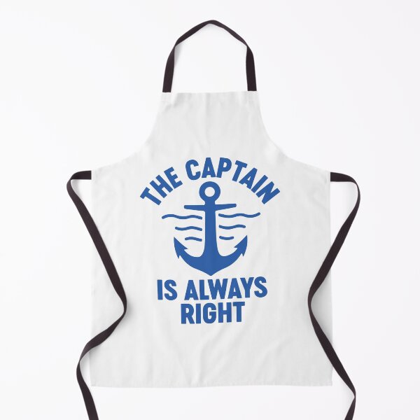 Item preview, The Captain Is Always Right - Funny Boating Captain Nautical Anchor designed and sold by gunaone-design.
