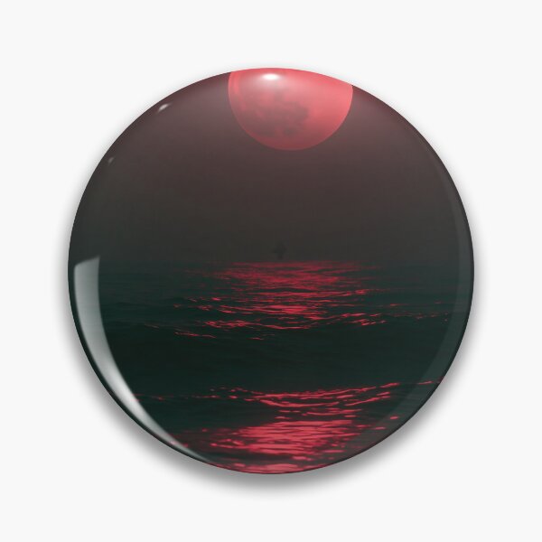 Item preview, Crimson Moon Over the Silent Sea designed and sold by oanaunciuleanu.