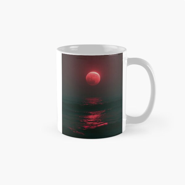 Item preview, Crimson Moon Over the Silent Sea designed and sold by oanaunciuleanu.