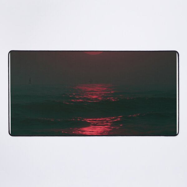 Item preview, Crimson Moon Over the Silent Sea designed and sold by oanaunciuleanu.