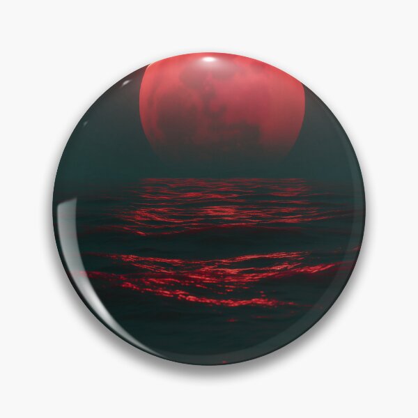 Item preview, Crimson Moon Over the Silent Sea designed and sold by oanaunciuleanu.