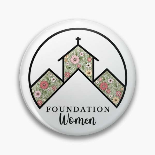 Item preview, Foundation Church Women with Bright Flowers designed and sold by pitzlplace.