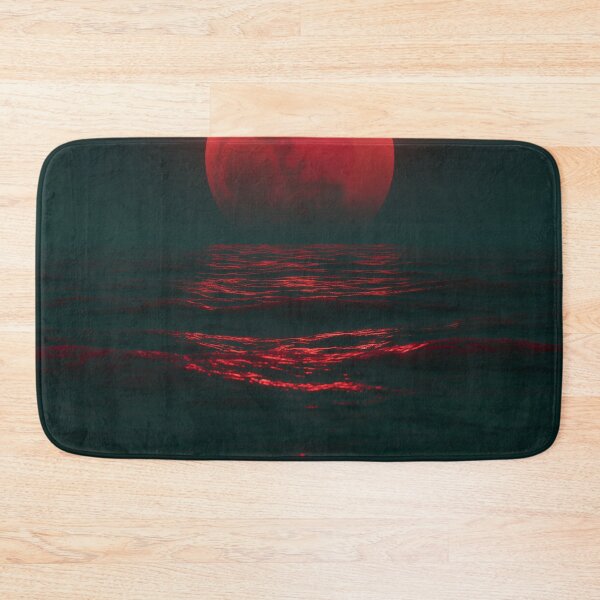 Item preview, Crimson Moon Over the Silent Sea designed and sold by oanaunciuleanu.