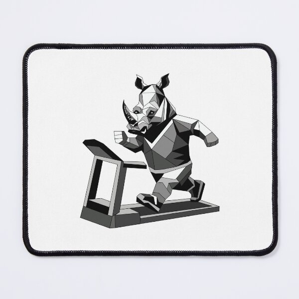 Item preview, Rhino Ray Running on Treadmill designed and sold by MORRAx.