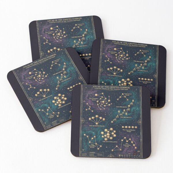 Item preview, Crypto Constellation Map — Trading Universe Star Chart Art Print designed and sold by FirmHoldStudio.