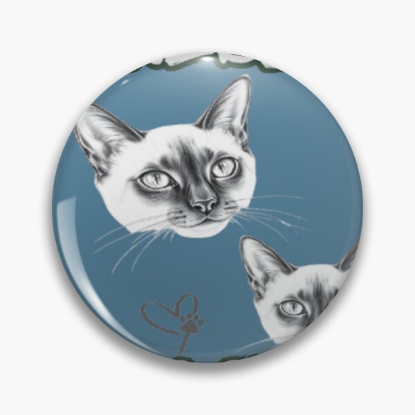 Item preview, Siamese Lovers Cute Sketch Cats Design designed and sold by hoodiehood.
