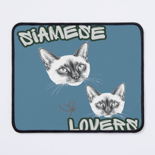 Item preview, Siamese Lovers Cute Sketch Cats Design designed and sold by hoodiehood.