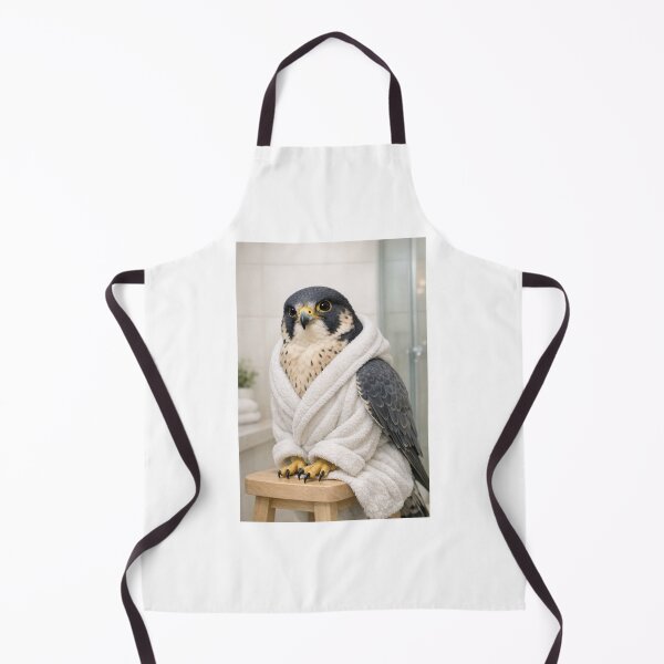 Item preview, Cozy Bathrobe Peregrine Falcon designed and sold by Sillytoe.