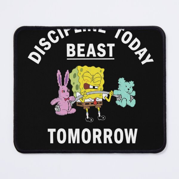 Item preview, Discipline Today Beast Tomorrow Funny Gym Fitness Motivation designed and sold by Digistore1221.