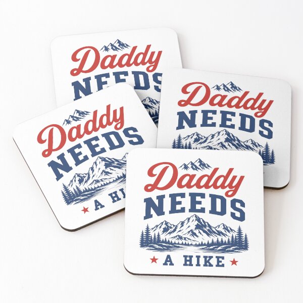 Item preview, Daddy Needs a Hike Funny Camping Dad Mountain Landscape designed and sold by gunaone-design.