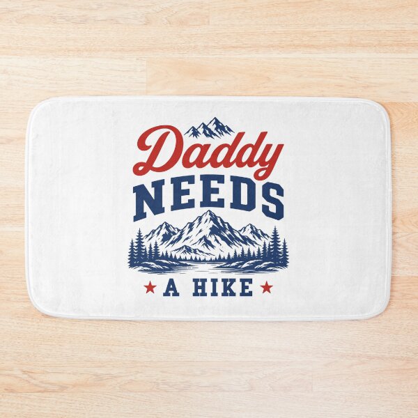 Item preview, Daddy Needs a Hike Funny Camping Dad Mountain Landscape designed and sold by gunaone-design.