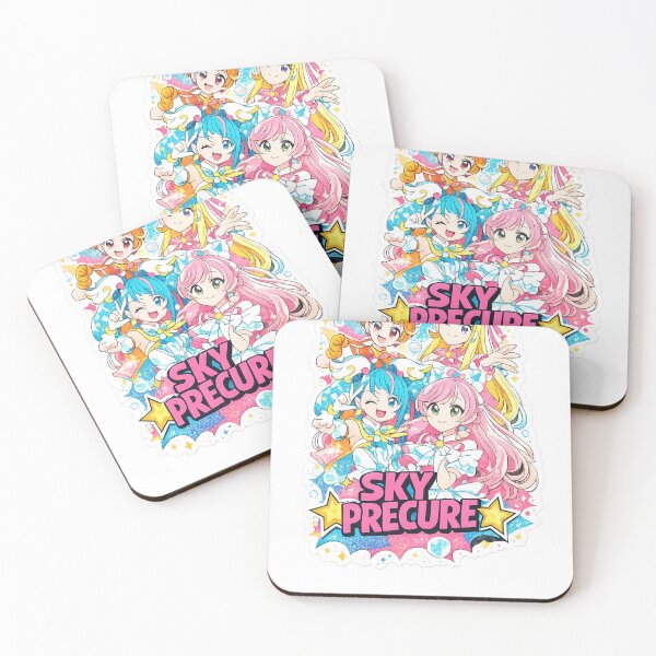 Item preview, Sky Precure Magical Girl Anime Group Cute Sticker designed and sold by Devendra009.