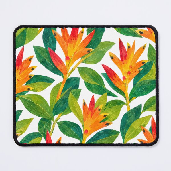 Item preview, Heliconia Psittacorum Seamless Pattern, Tropical Bird Flower Botanical Illustration, Exotic Jungle Foliage Repeat designed and sold by SWSandraWechner.