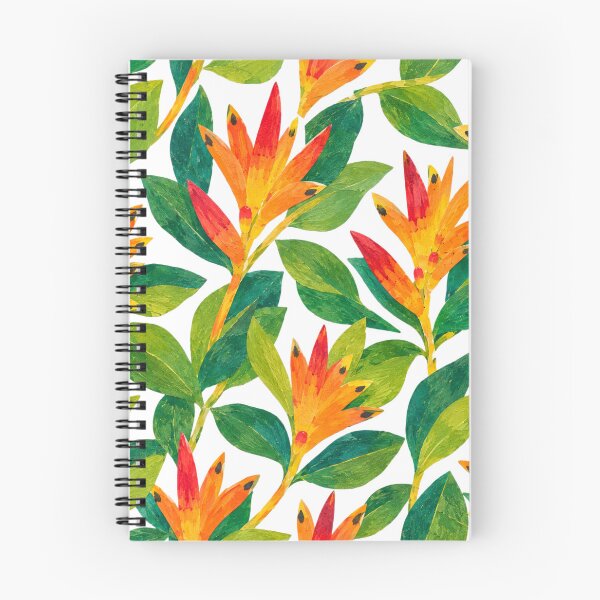 Item preview, Heliconia Psittacorum Seamless Pattern, Tropical Bird Flower Botanical Illustration, Exotic Jungle Foliage Repeat designed and sold by SWSandraWechner.