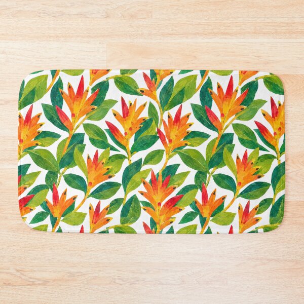Item preview, Heliconia Psittacorum Seamless Pattern, Tropical Bird Flower Botanical Illustration, Exotic Jungle Foliage Repeat designed and sold by SWSandraWechner.