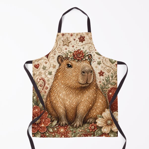 Item preview, Go Glitter Girl Capybara designed and sold by Weirdwildco69.