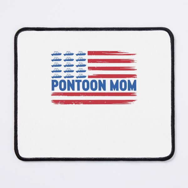 Item preview, Pontoon Mom American Flag Patriotic Boating Mom designed and sold by gunaone-design.
