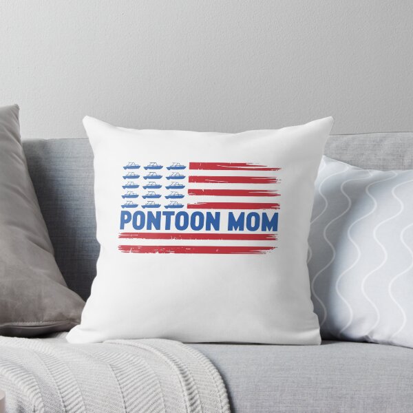 Item preview, Pontoon Mom American Flag Patriotic Boating Mom designed and sold by gunaone-design.