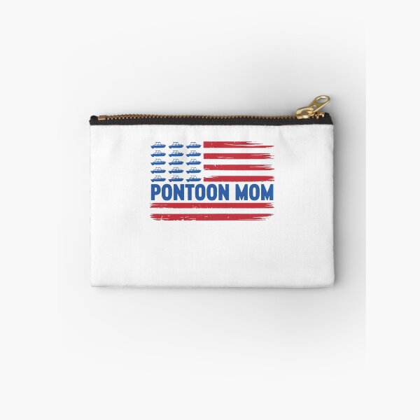 Item preview, Pontoon Mom American Flag Patriotic Boating Mom designed and sold by gunaone-design.