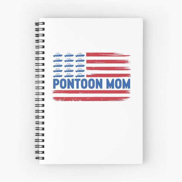 Item preview, Pontoon Mom American Flag Patriotic Boating Mom designed and sold by gunaone-design.