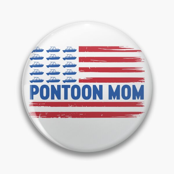 Item preview, Pontoon Mom American Flag Patriotic Boating Mom designed and sold by gunaone-design.