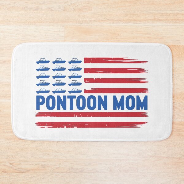 Item preview, Pontoon Mom American Flag Patriotic Boating Mom designed and sold by gunaone-design.