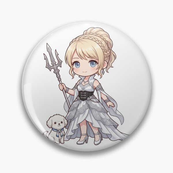 Item preview, Chibi Lunafreya designed and sold by Solace Sparkles.