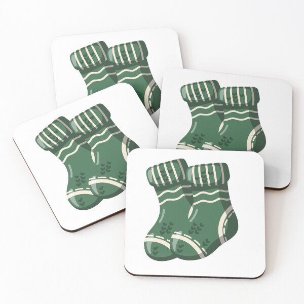 Item preview, Cozy Green Winter Socks designed and sold by EvLip-Artist.