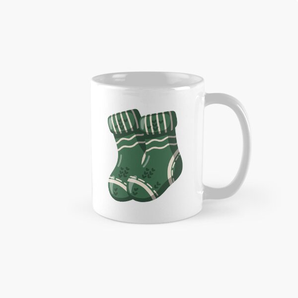 Item preview, Cozy Green Winter Socks designed and sold by EvLip-Artist.