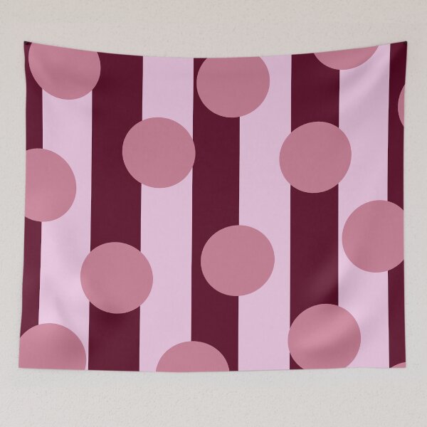 Item preview, Fun Retro Polka Dot Stripes Pattern designed and sold by FreakedShop.