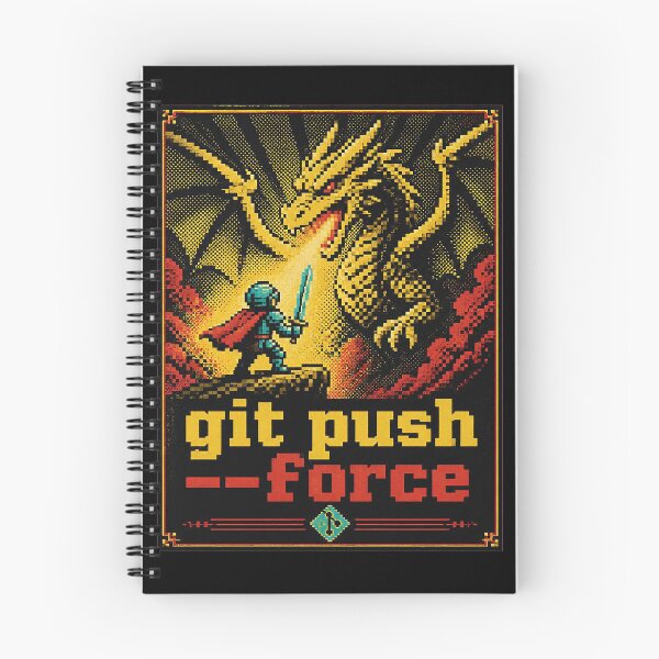 Item preview, Git Push Force - Funny Retro Gaming Developer Shirt Gift designed and sold by Geek Tracy Shop.